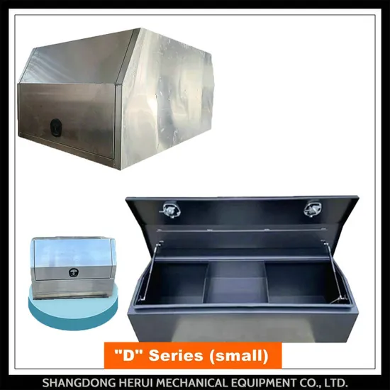 OEM Aluminium Toolbox with Shelf for Ute Tray and Ute Canopy of Car /Pickup/ Truck Tool Boxes Aluminum Toolbox