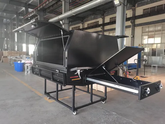 Ящики для инструментов для грузовиков и пикапов Hilux 4X4, алюминиевый навес Ute с замком «китовый хвост» и правым рычагом