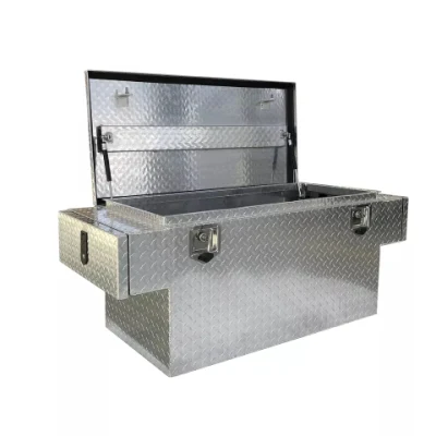 Алюминиевый ящик для инструментов Ящик для инструментов с верхним открыванием в форме крыла чайки